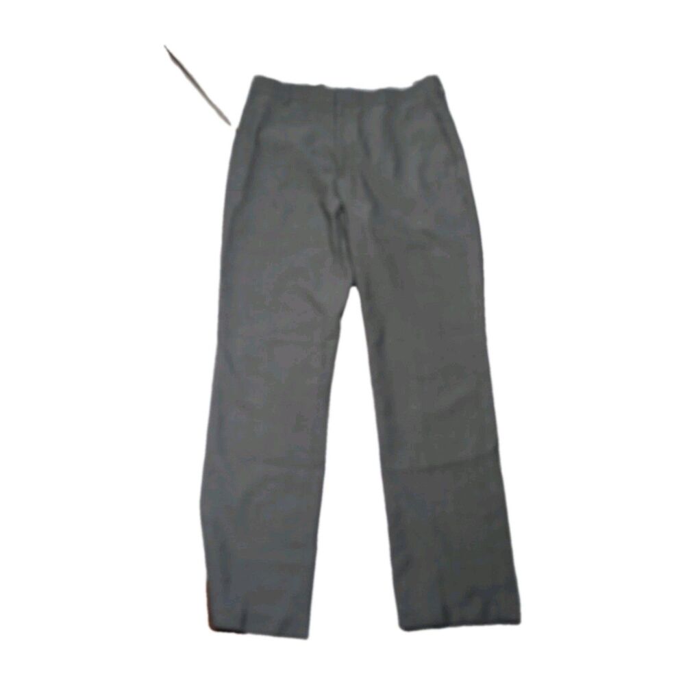 Michael Brandon Slim Fit Gray Plaid Dress Pants Men's Size 32x32
